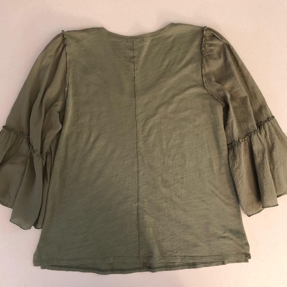 Bordeaux Woman’s Green Top Size L - Picture 4 of 9